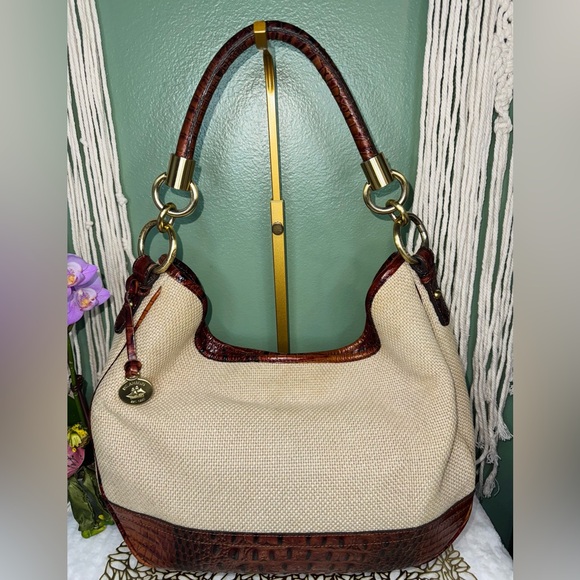 BRAHMÍN Elegant Cream and Brown Women's Bag - Picture 4 of 6